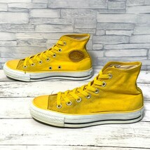 R5870bE CONVERSE コンバース スニーカー イエロー レディース 23.5cm ハイカット ALL STAR オールスター 靴 シューズ_画像2