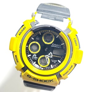 CM74LL CASIO Casio G-SHOCK G shock Gauss man GAUSSMAN AW-570 wristwatch men in yellow list watch men's 20 atmospheric pressure waterproof 