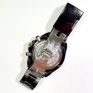 CM87LL POLICE ポリス 10962J 腕時計 クロノグラフ クォーツ ブラック文字盤 ブラック×ブラック メンズ ポリスウォッチ 10気圧防水の画像3