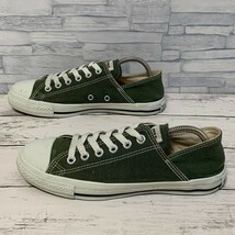 R5848bE CONVERSE コンバース スニーカー カーキ メンズ レディース ユニセックス 24.5cm ALL STAR LINEN LP BB OX オールスターリネン_画像2