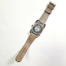 CM100LL イタリア製 Orobianco オロビアンコ OR-0012 腕時計 本革 レザーベルト グレー系 ブラック文字盤 メンズ クォーツ ウォッチ_画像3