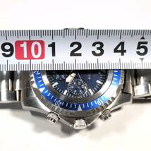 CM149AA TECHNOS テクノス TBM693 腕時計 クロノグラフ 白文字盤 シルバーカラー リストウォッチ _画像5