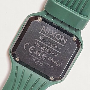 CM163LL NIXON ニクソン ULTRATIDE ウルトラタイド 15D スマートウォッチ サーフウォッチ グリーン サーフィン タイドグラフ Bluetoothの画像4