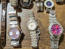 CMM5 大量!! まとめ売り CASIO CITIZEN FOSSIL BUCHERER FURLA HAMILTON NIXON LIGHTHOUSE 腕時計 リストウォッチ_画像3