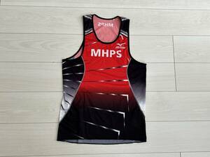 ★ミズノ MIZUNO MHPS ランニングシャツ Lサイズ 日本製 タンクトップ★駅伝 マラソン 陸上