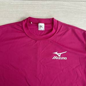 ★ミズノ MIZUNO 半袖Tシャツ ロゴT サイズS ピンク 速乾/ドライ★の画像3