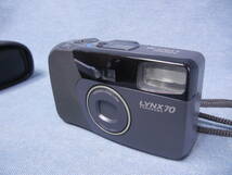 KYOCERA 京セラ　LYNX70　コンパクトフィルムカメラ　レンズ：f=35mm-70mm　通電　シャター作動_画像5