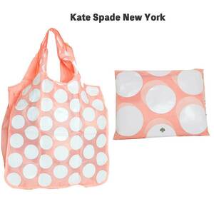 新品(Kate spade) PeachJunbo Dotエコバック