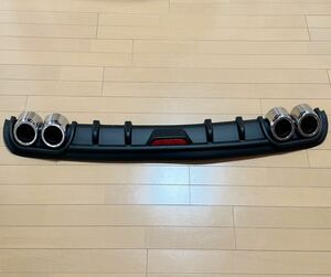  rear bumper diffuser all-purpose exhaust finisher attaching 120cm black after market 