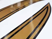 CB750Four K0タイプ タンクラインステッカー 印刷タイプ ブラック/ゴールド（黒/金）外装デカール_画像2