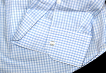 未使用品 新品級 ETRO エトロ 長袖ドレスシャツ size 47 オールシーズン メンズ 格子柄 伊 ビジネスに ラスト3点_画像6