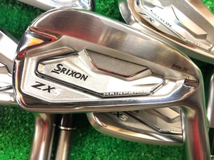 ★訳あり品★リシャフト品★ダンロップ スリクソン SRIXON ZX5 Mk II アイアン 5本 スチールファイバー i80 (S)　　 *MP@1*N*333