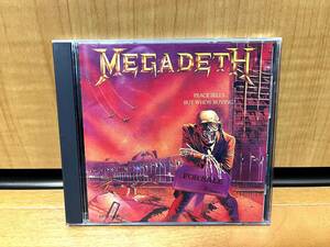 [ domestic record / explanation attaching ]Megadeth[Peace Sells... But Who's Buying?](Capitol Records/CP32-5400/ST-12526(CD)/toshiba emi/ Toshiba EMI)