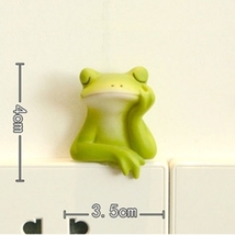 カエル ほおづえver 3D 立体 ウォールステッカー スイッチフレーム インテリア 雑貨 装飾 スイッチ コンセント 照明 電気 壁_画像6