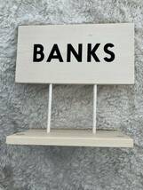 BANKS　バンクス　非売品　オブジェ　サイン　カフェ　内装　サーフィン_画像2