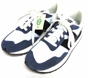 未使用 NEW BALANCE ニューバランス MS237RA スエード スニーカー シューズ 28.0cm ブルー×ネイビー×ブラック