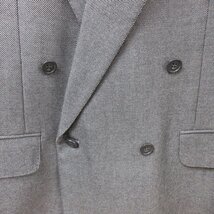 美品 Burberrys バーバリー ダブル テーラードジャケット スーツジャケット 94-90-160 BE3 グレー_画像5