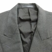 美品 Burberrys バーバリー ダブル テーラードジャケット スーツジャケット 94-90-160 BE3 グレー_画像6