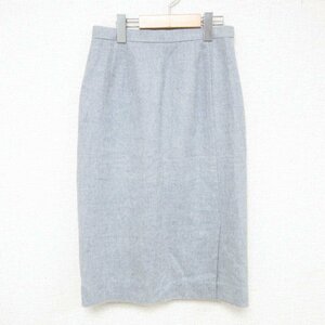  beautiful goods mila schon Mila Schon cashmere 100% knee height tight skirt 40 gray 
