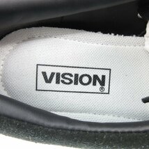 新品 未使用 VISION STREET WEAR ヴィジョン ストリートウェア VSW-7352 スエード ローカット スニーカー スケボー US7.5/25.5㎝ ブラック_画像6