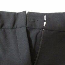 美品 J.W.ANDERSON ジェイダブリューアンダーソン Knot hem trousers ストレッチ クロップドパンツ スラックス UK10 ブラック_画像3