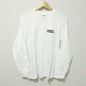 美品 20SS Supreme シュプリーム Sacred Unique L/S Tee 長袖 バックプリント Tシャツ カットソー M ホワイト 031