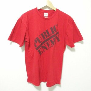 美品 Supreme×UNDERCOVER シュプリーム×アンダーカバー Public Enemy Tee 半袖 Tシャツ カットソー M レッド 031