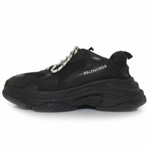 ほぼ美品 19AW BALENCIAGA バレンシアガ TRIPLE S TRAINERS トリプルS ダッドシューズ スニーカー 534217 希少サイズ 44 29cm ブラック_画像2