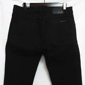 美品 Nudie Jeans ヌーディージーンズ Tight Terry ストレッチ スキニー デニムパンツ ジーンズ W31 ブラックの画像5
