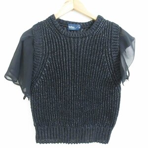  beautiful goods kolor color sia- switch asi men to Lee sleeve knitted the best cut and sewn 2 black 