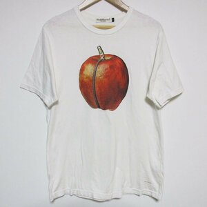 良品 UNDERCOVERISM アンダーカバーイズム アップルプリント 半袖 Tシャツ カットソー 3 ホワイト