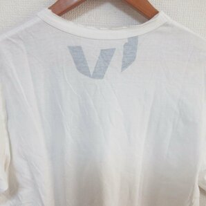 美品 COMME des GARCONS コムデギャルソン クルーネック プリント 半袖 Tシャツ カットソー ブルー×ホワイトの画像4