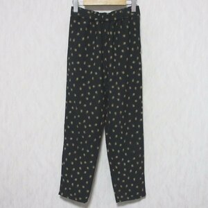 美品 PLAIN PEOPLE plainless プレインピープル イージー ロング パンツ H1582FP202 2 ネイビー ◆