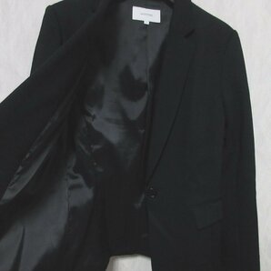 美品 UNTITLED アンタイトル 3ピース 1B 総裏 ジャケット スカート パンツ セットアップ スーツ AG153-43306JJ 2 ブラック ◆の画像4