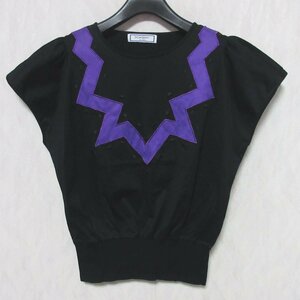 Красивые товары yves saint laurent tee-рубашки ysl evessan laurent dot fort-футболка с коротким рукавом Sng3-367 M Black ◆