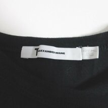 良品 T Alexander Wang アレキサンダーワン ノースリーブ ワンピース 21-01-0285 400409P16 XS ブラック ◆_画像6