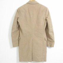 美品 HELMUT LANG ヘルムートラング 初期ヴィンテージ 比翼 シングル チェスターコート 44 ブラウンベージュ_画像2