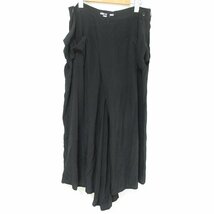 美品 16SS Yohji Yamamoto POUR HOMME ヨウジヤマモトプールオム Hakama Pants 袴パンツ ワイドパンツ HO-P08-201 サイズ3 ブラック_画像2