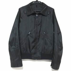 美品 07SS DIOR HOMME ディオールオム エディ期 ジップアップ ブルゾン ジャケット 7E3140630078 46サイズ ブラック