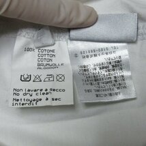 美品 lucien pellat-finet ルシアンペラフィネ スカルプリント クルーネック 半袖 Tシャツ カットソー S ホワイト ◆_画像5