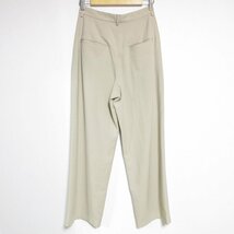 美品 21SS CLANE クラネ ストレッチ ベーシックタックパンツ スラックスパンツ 2 ベージュ ◆_画像2