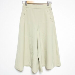  beautiful goods 22SS Kumikyoku k Miki .k light tsu il stretch sailor pants cropped pants flair wide pants 2 beige *