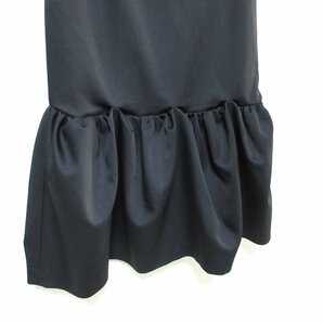 美品 23AW Whim Gazette ウィムガゼット ダブルサテンボリュームスカート フリーサイズ ブラック ◆の画像3
