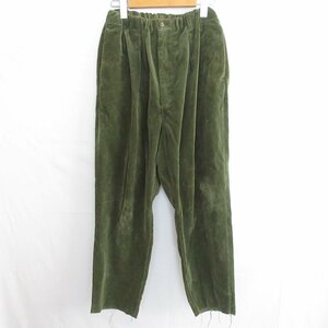 美品 KAPTAIN SUNSHINE キャプテンサンシャイン Cord Cutoff Easy Pants コーデュロイカットオフイージーパンツ サイズ30 グリーン