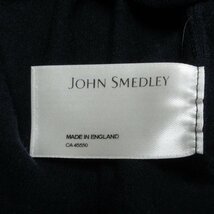 美品 JOHN SMEDLEY ジョンスメドレー 英国製 ハイゲージニット カーディガン L ブラック ◆_画像6