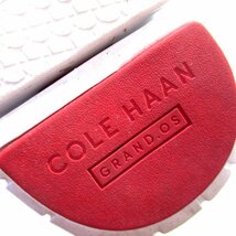 美品 COLE HAAN コールハーン スター柄 ウィングチッププリント ローカット デニム スニーカー シューズ C23233 12W 29.5cm相当 ブラック系_画像7