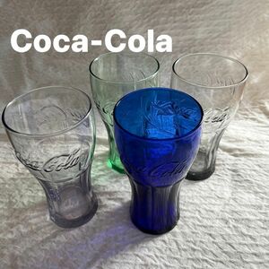 CocaCola コカコーラ　グラス　コップ　４個セット　マクドナルド&コカコーラのコラボ商品