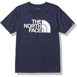 即決☆ノースフェイス カラードーム 半袖Tシャツ NY/Mサイズ 送料無料 ネイビー 紺 半袖Tシャツ ロゴ 速乾 ドライ