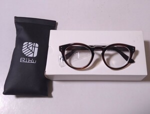 リク Riku ウインズ 度付き 眼鏡 メガネ DA2-2 ブラウン 度数 −1.25
