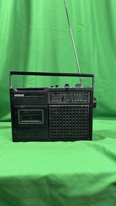 当時物　TOSHIBA 東芝ラジオ　ラジオカセットレコーダー　RT-501F FM/AM受信OK テープジャンク　ケーブルなし　昭和レトロ ラジオ